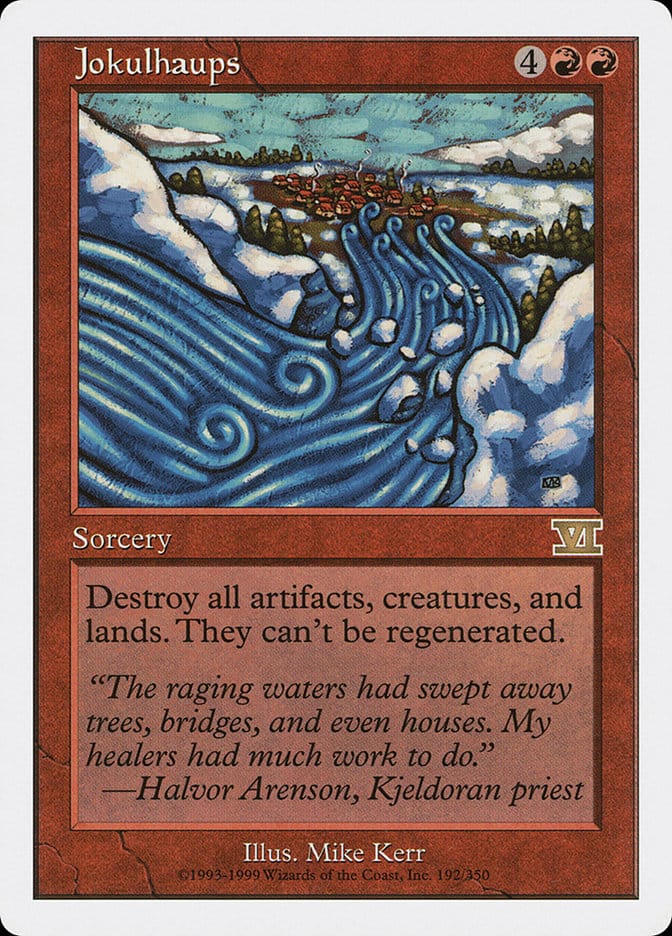 Jokulhaups [Classic Sixth Edition] Magic: The Gathering