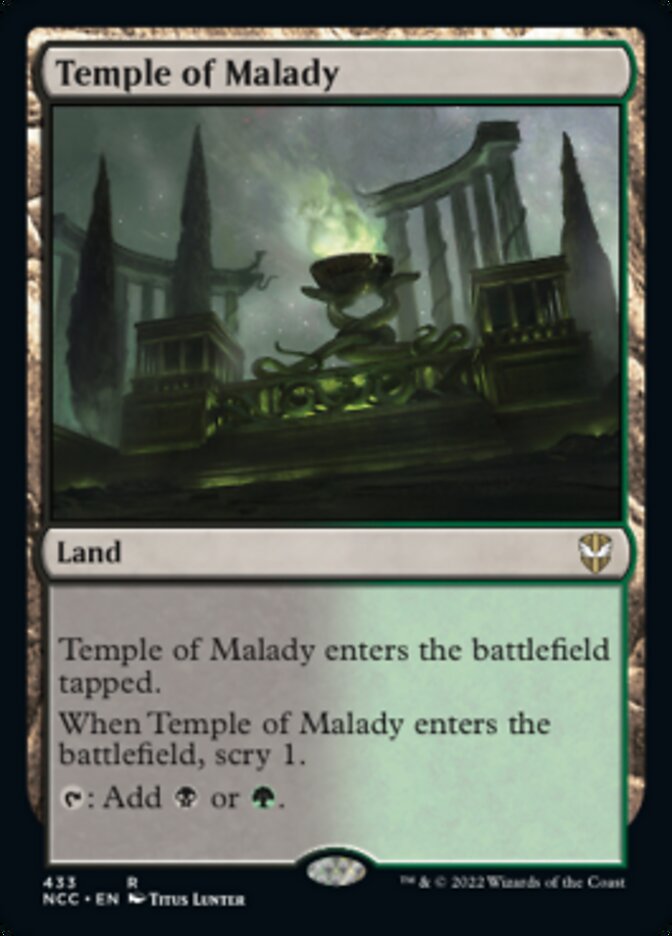 Temple of Malady [Streets of New Capenna Commander] Magic: The Gathering