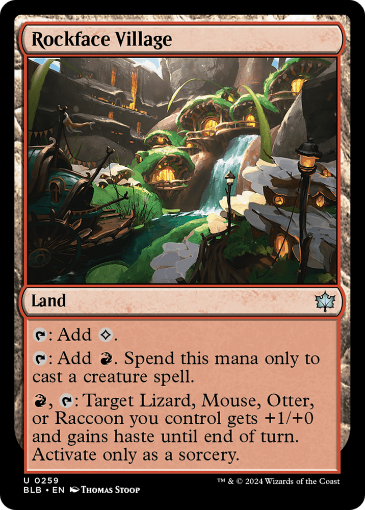 Rockface Village [Bloomburrow] Magic: The Gathering