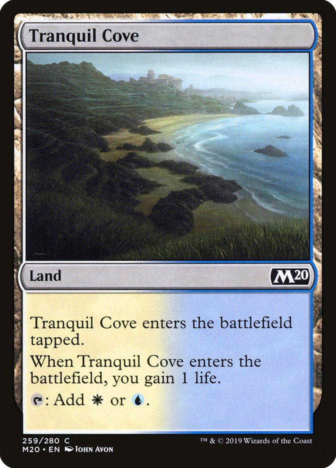 Tranquil Cove [Core Set 2020] Magic: The Gathering