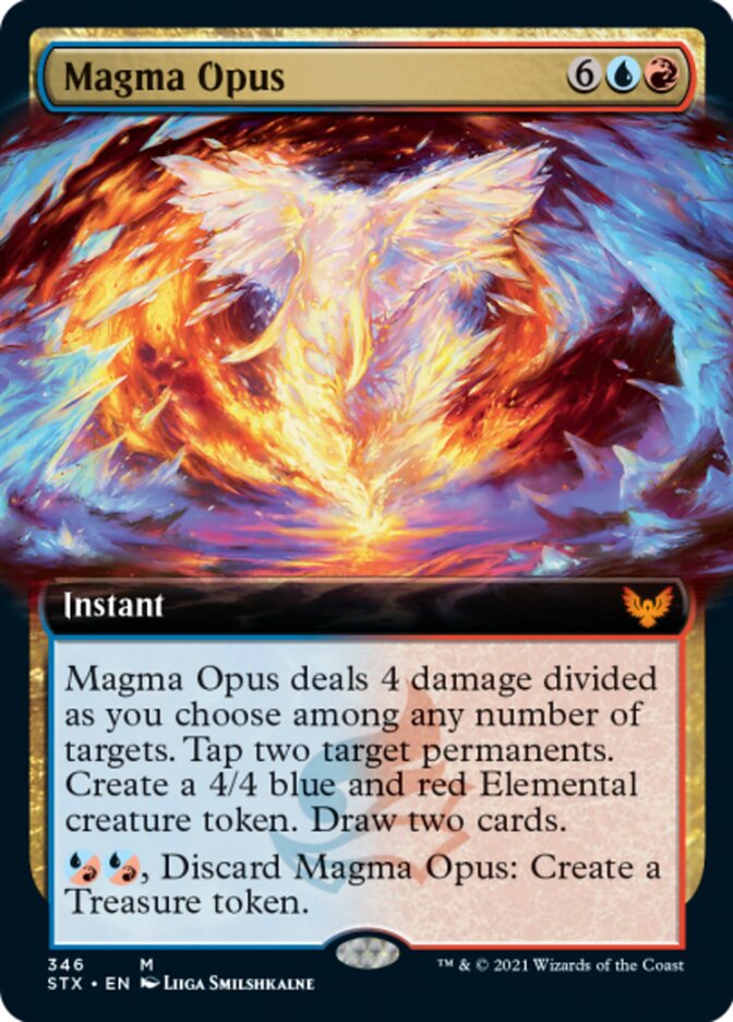 Magma Opus (Extended Art) [Strixhaven: School of Mages] Magic: The Gathering