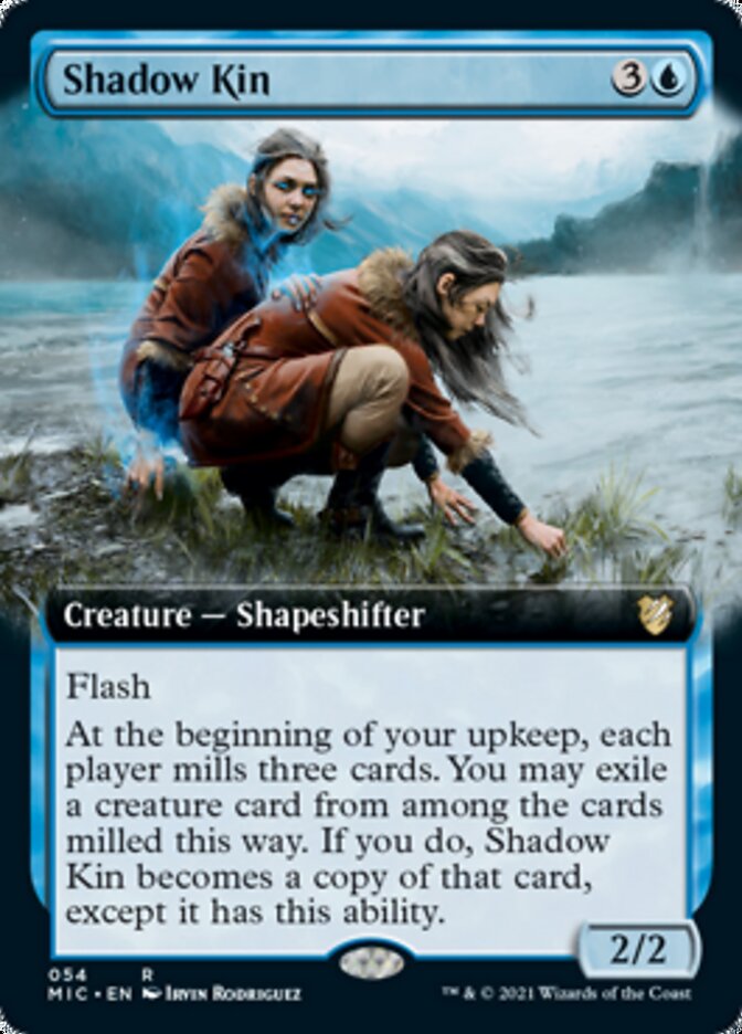 Shadow Kin (Extended Art) [Innistrad: Midnight Hunt Commander] Magic: The Gathering