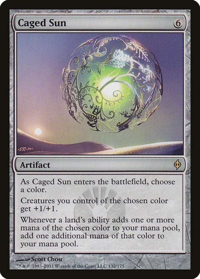Caged Sun [New Phyrexia] Magic: The Gathering