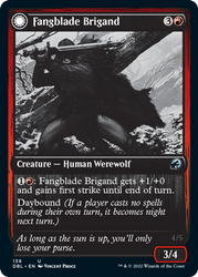 Fangblade Brigand // Fangblade Eviscerator [Innistrad: Double Feature] Magic: The Gathering