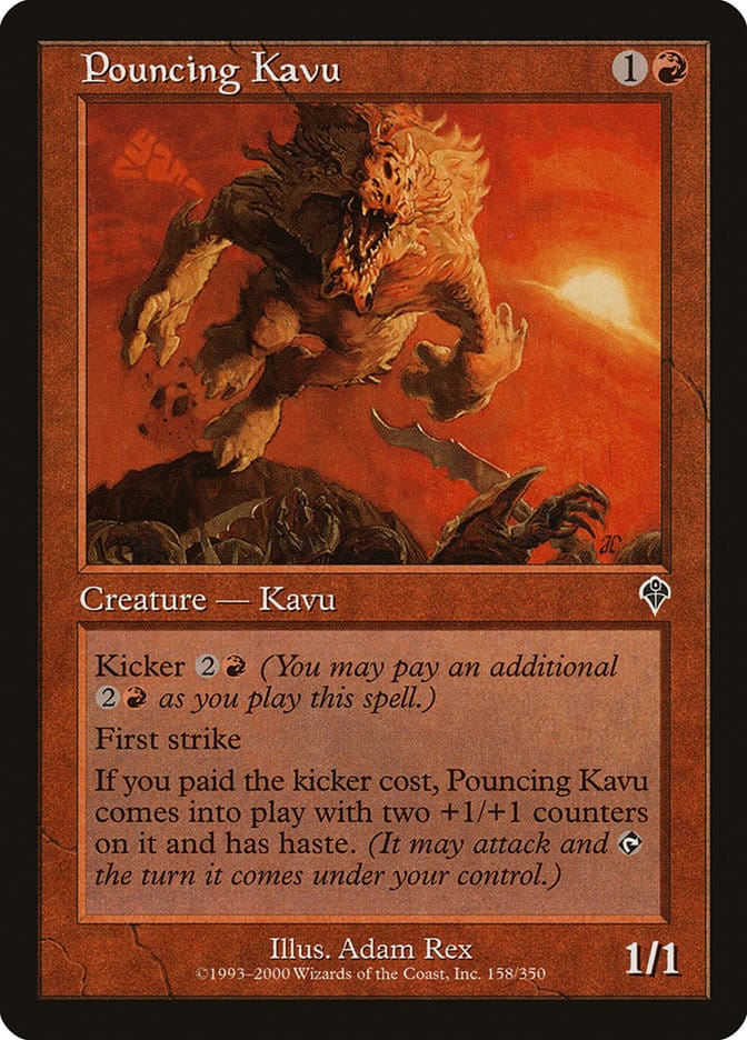 Pouncing Kavu [Invasion] Magic: The Gathering