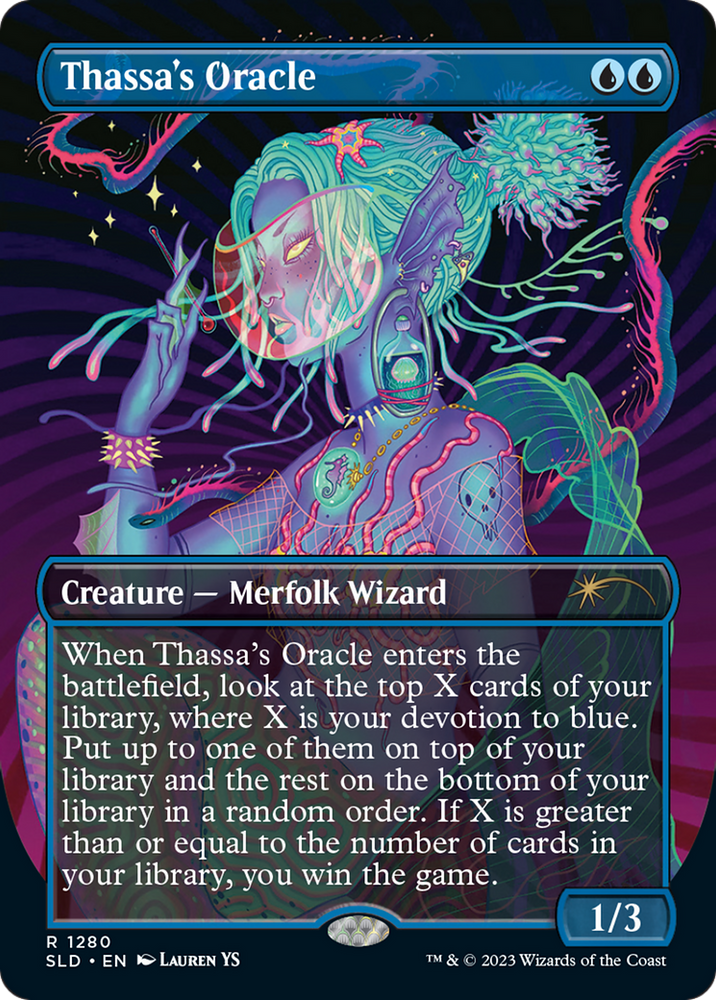Thassa's Oracle (Borderless) [Secret Lair Drop Series] Magic: The Gathering