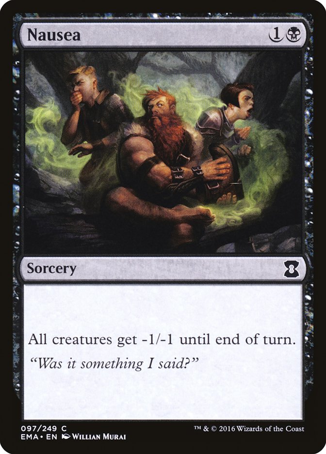 Nausea [Eternal Masters] Magic: The Gathering