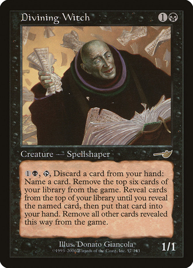 Divining Witch [Nemesis] Magic: The Gathering