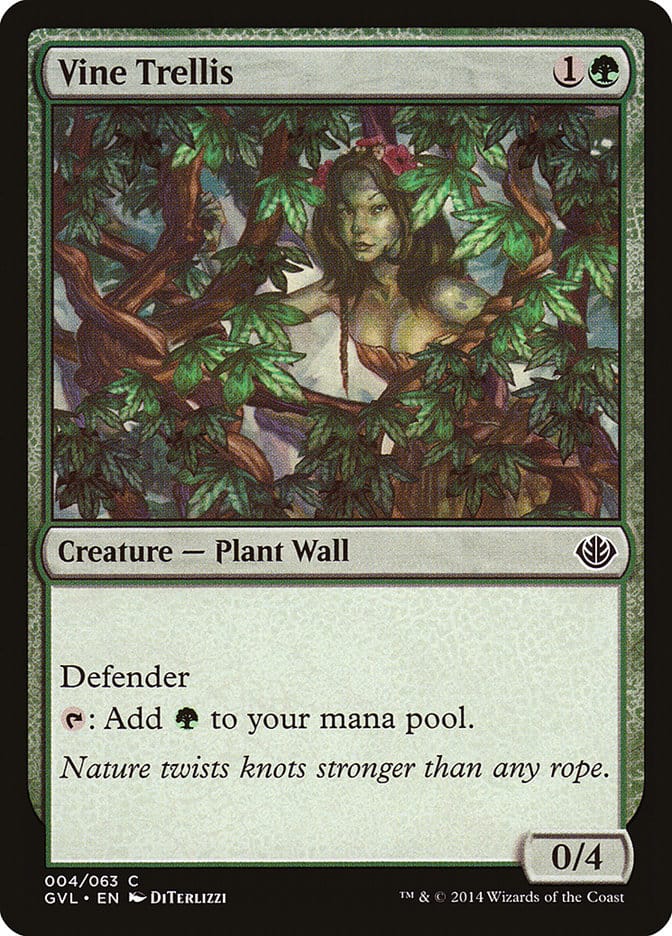 Vine Trellis (Garruk vs. Liliana) [Duel Decks Anthology] Magic: The Gathering