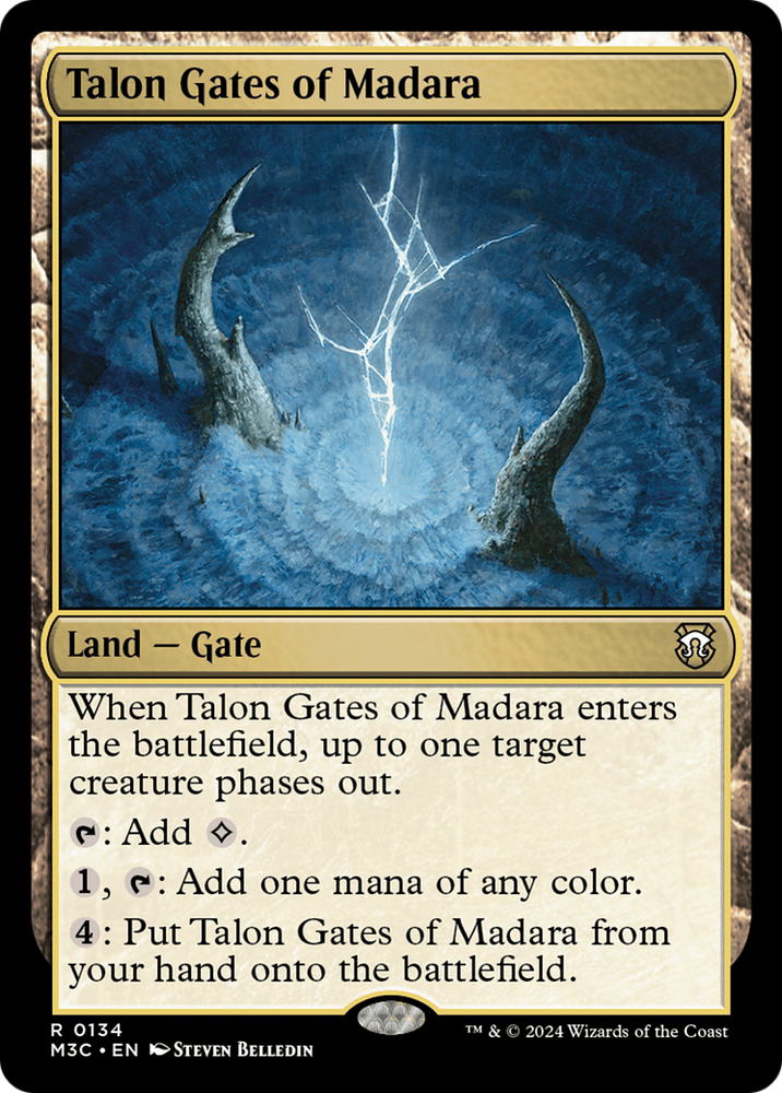 Talon Gates of Madara (Ripple Foil) [Modern Horizons 3 Commander] Magic: The Gathering