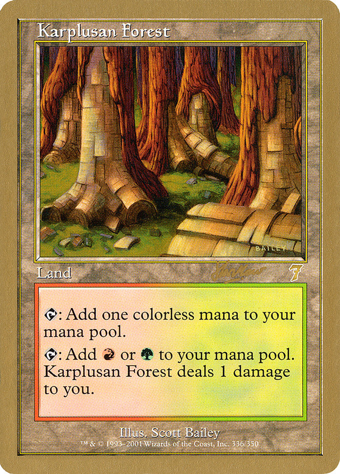 Karplusan Forest (Sim Han How) [World Championship Decks 2002] Magic: The Gathering