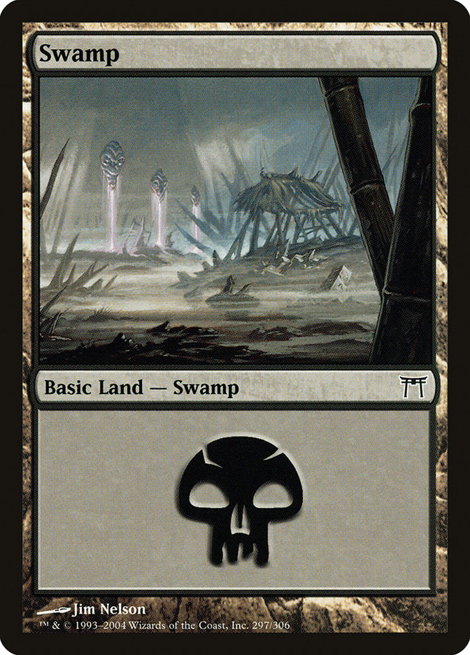 Swamp (297) [Champions of Kamigawa] Magic: The Gathering