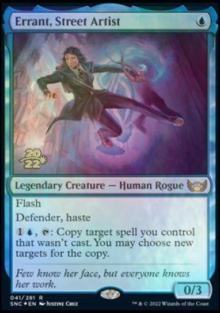 Errant, Street Artist [Streets of New Capenna Prerelease Promos] Magic: The Gathering