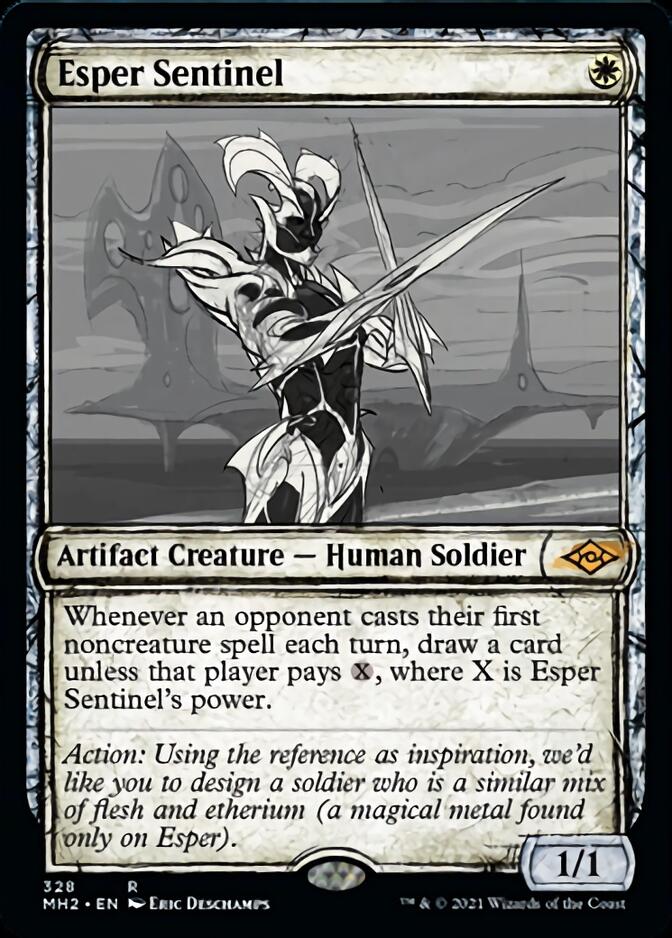 Esper Sentinel (Sketch) [Modern Horizons 2] Magic: The Gathering