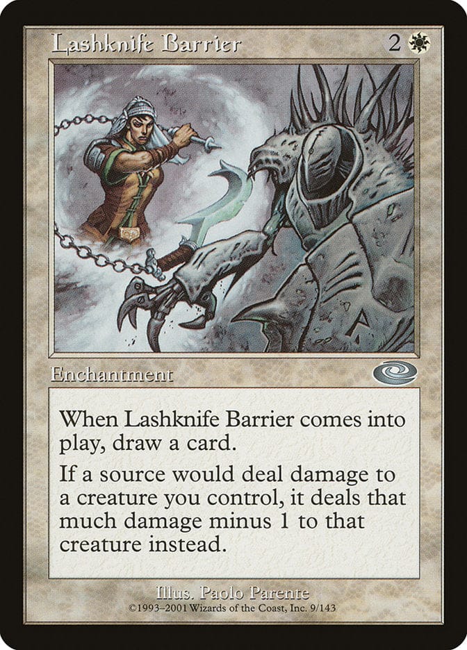 Lashknife Barrier [Planeshift] Magic: The Gathering