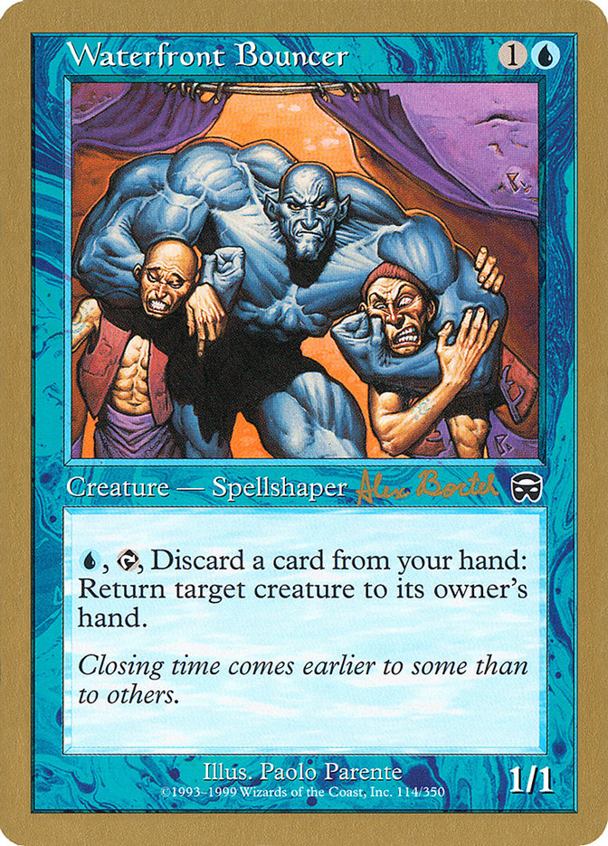Waterfront Bouncer (Alex Borteh) [World Championship Decks 2001] Magic: The Gathering
