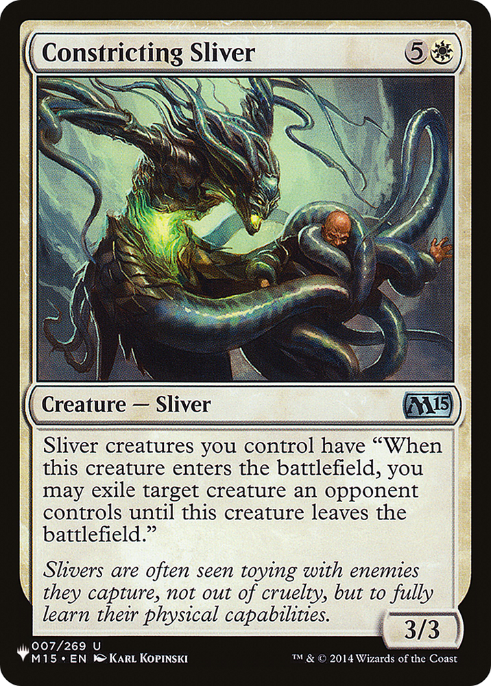 Constricting Sliver [The List] Magic: The Gathering
