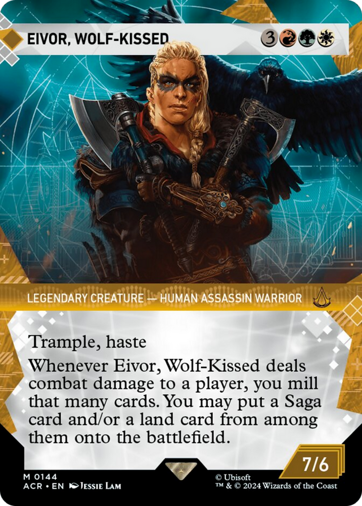 Eivor, Wolf-Kissed (Showcase) [Assassin's Creed] Magic: The Gathering