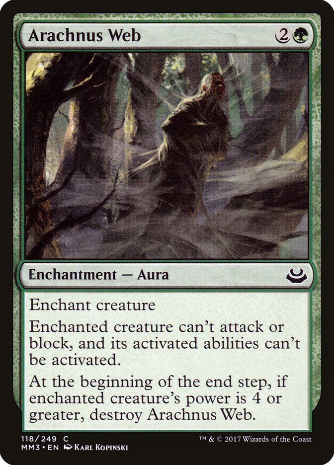 Arachnus Web [Modern Masters 2017] Magic: The Gathering