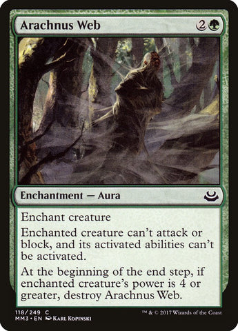 Arachnus Web [Modern Masters 2017] Magic: The Gathering