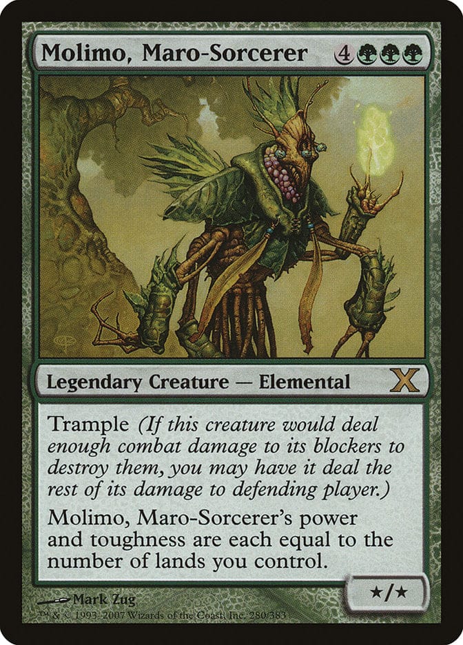 Molimo, Maro-Sorcerer [Tenth Edition] Magic: The Gathering
