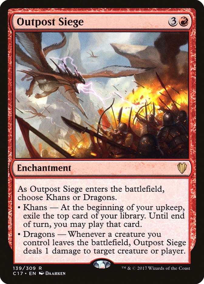Outpost Siege [Commander 2017] Magic: The Gathering
