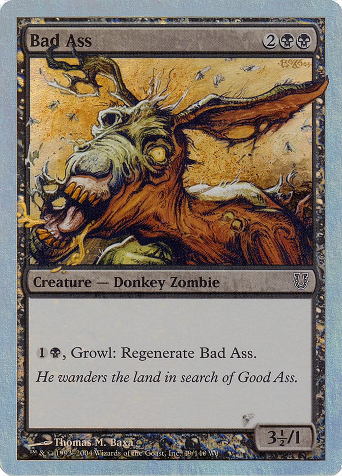 Bad Ass (Alternate Foil) [Unhinged] Magic: The Gathering
