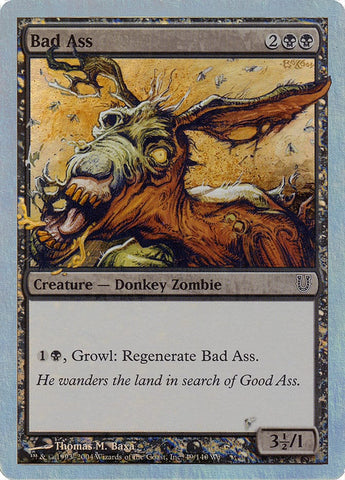 Bad Ass (Alternate Foil) [Unhinged] Magic: The Gathering