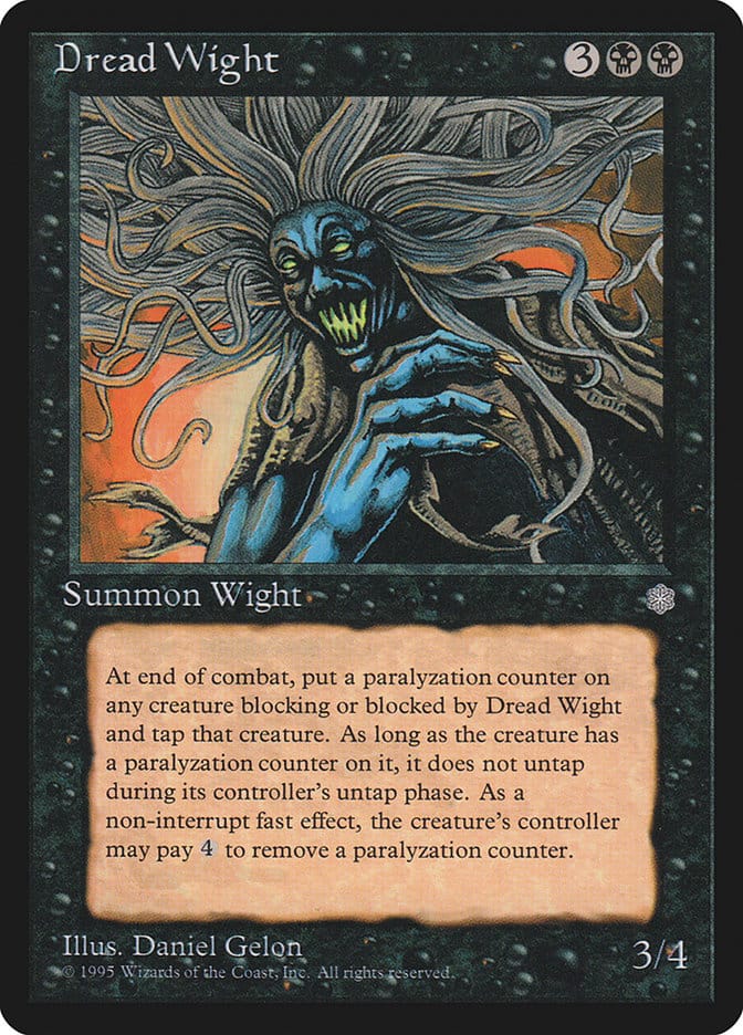 Dread Wight [Ice Age] Magic: The Gathering