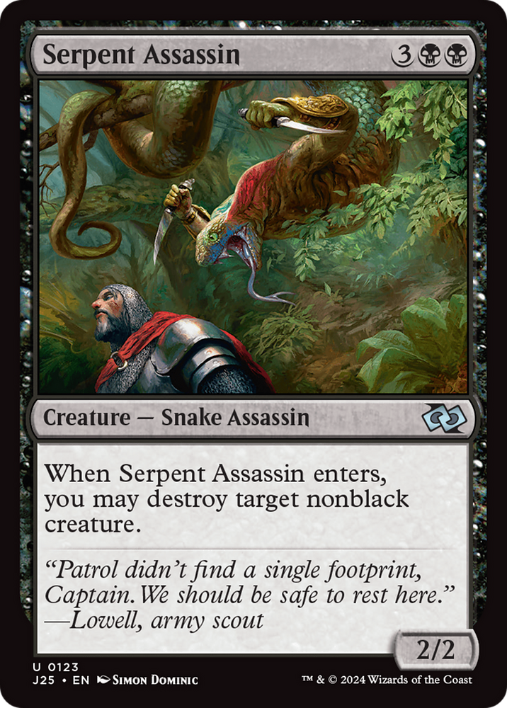 Serpent Assassin [Foundations Jumpstart] Magic: The Gathering