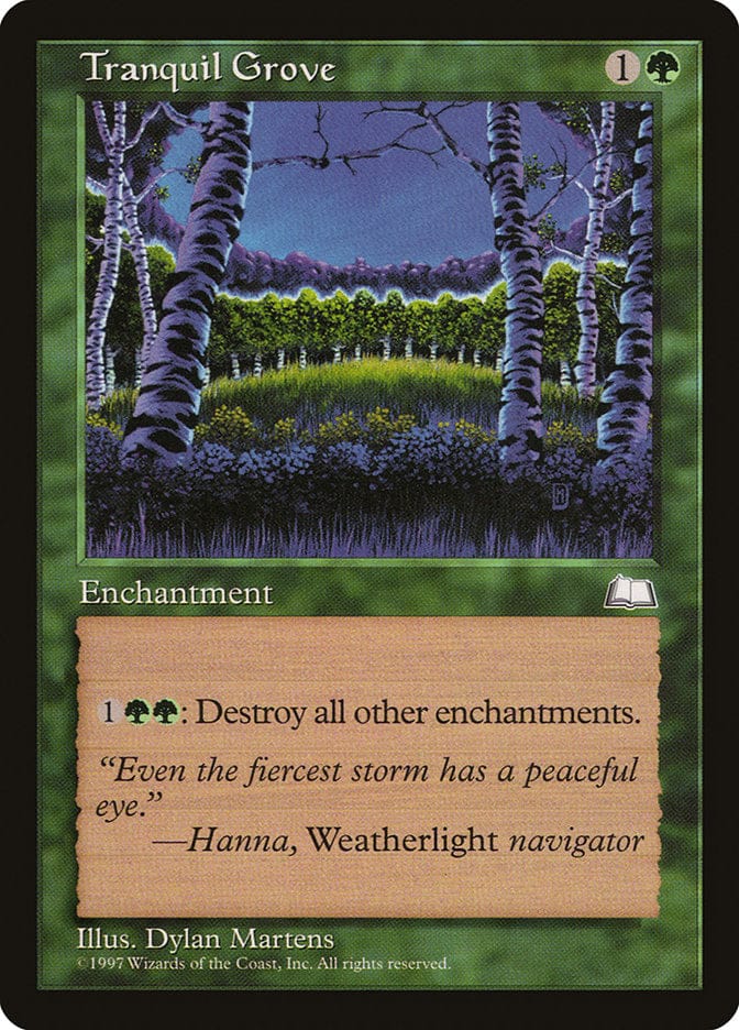 Tranquil Grove [Weatherlight] Magic: The Gathering