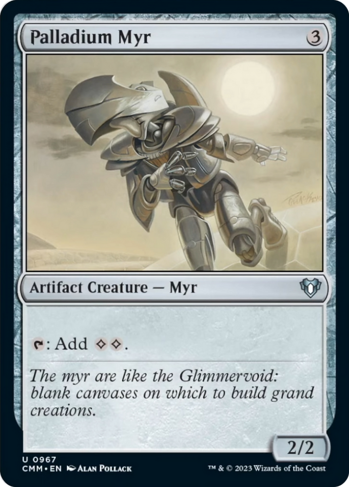 Palladium Myr [Commander Masters] Magic: The Gathering