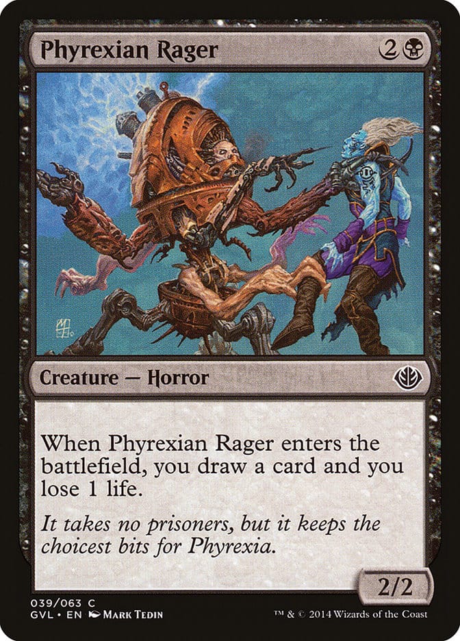 Phyrexian Rager (Garruk vs. Liliana) [Duel Decks Anthology] Magic: The Gathering