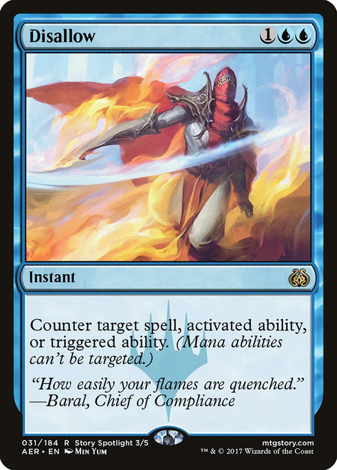 Disallow [Aether Revolt] Magic: The Gathering