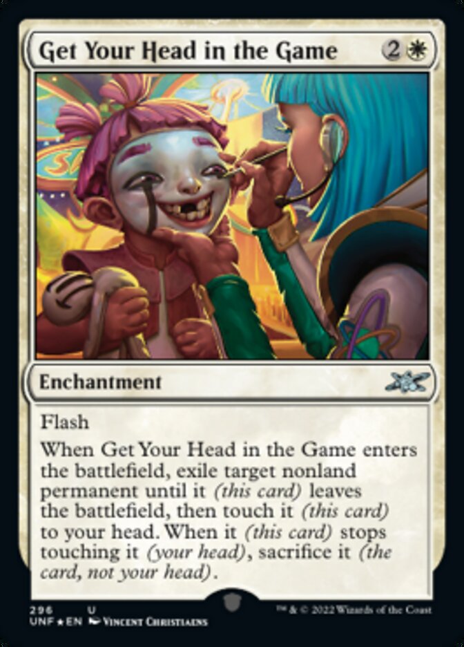Get Your Head in the Game (Galaxy Foil) [Unfinity] Magic: The Gathering