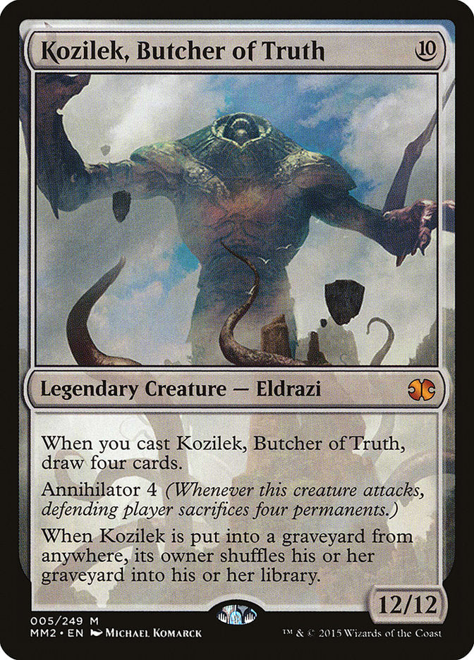 Kozilek, Butcher of Truth [Modern Masters 2015] Magic: The Gathering