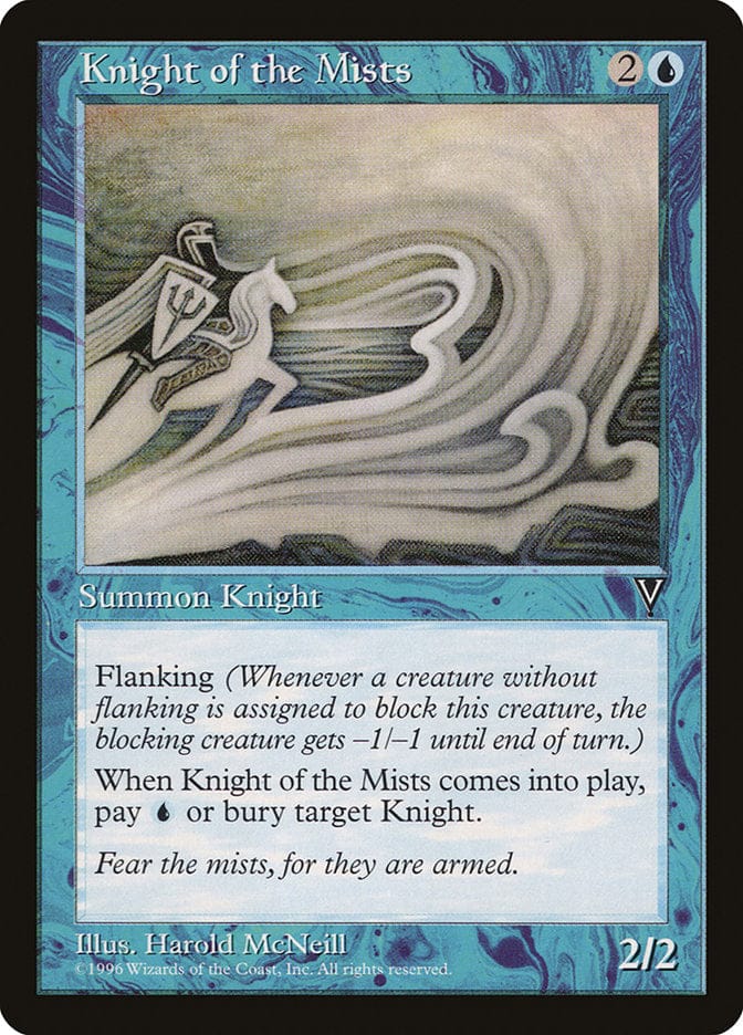 Knight of the Mists [Visions] Magic: The Gathering