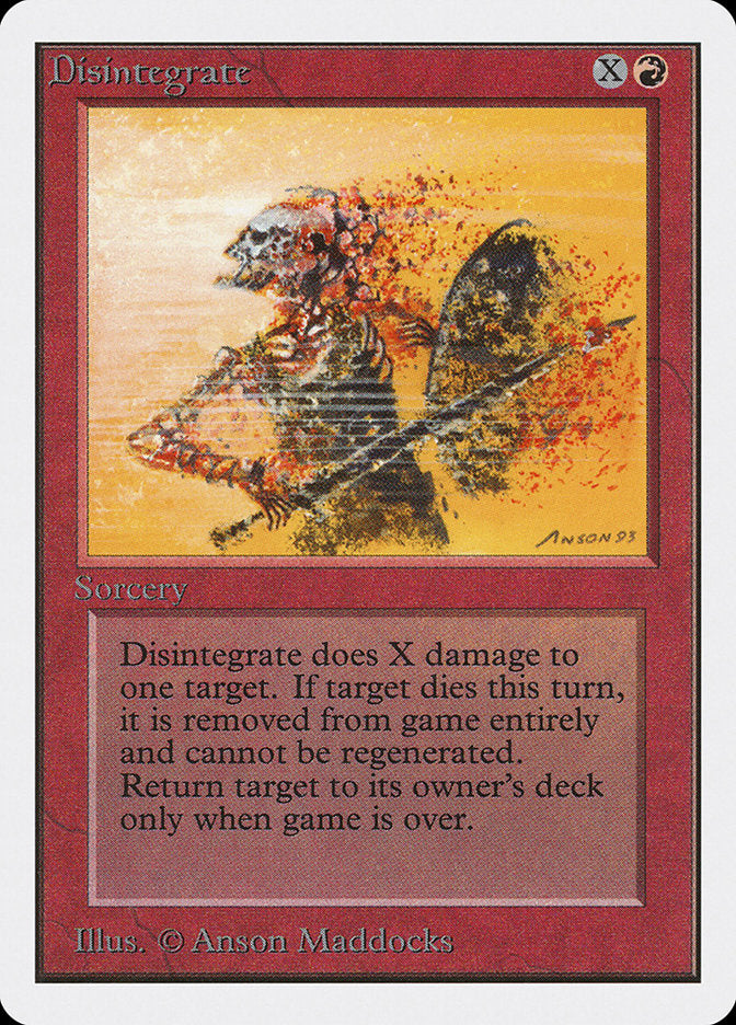 Disintegrate [Unlimited Edition] Magic: The Gathering