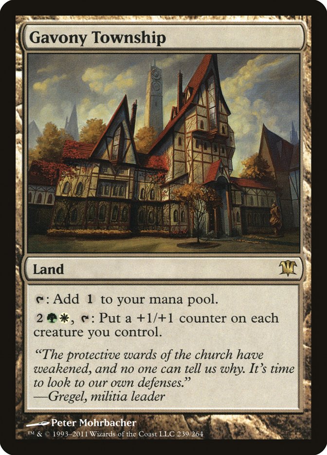 Gavony Township [Innistrad] Magic: The Gathering