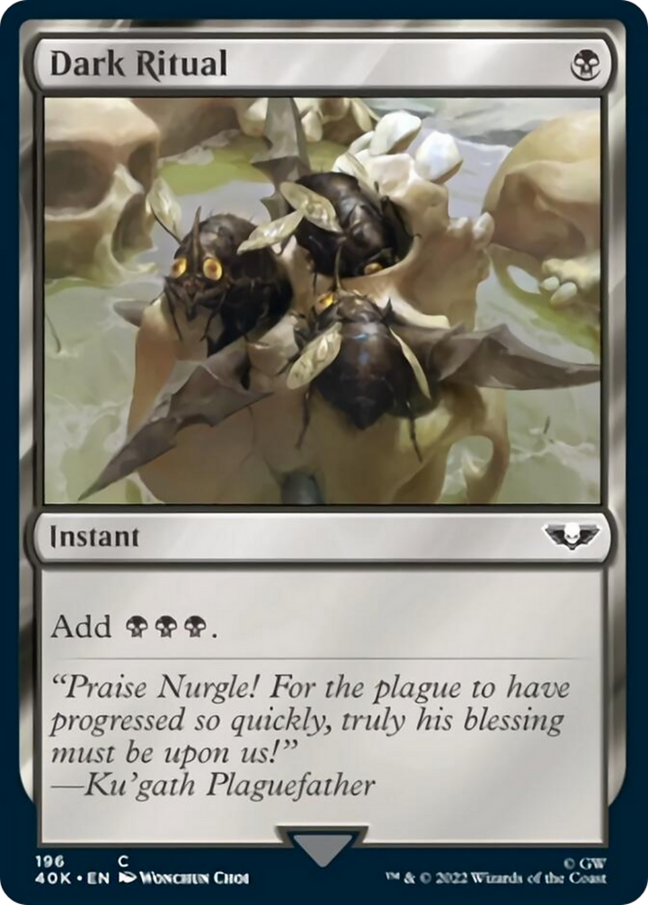 Dark Ritual (Surge Foil) [Warhammer 40,000] Magic: The Gathering
