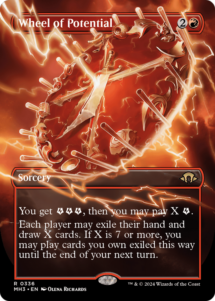 Wheel of Potential (Borderless) [Modern Horizons 3] Magic: The Gathering
