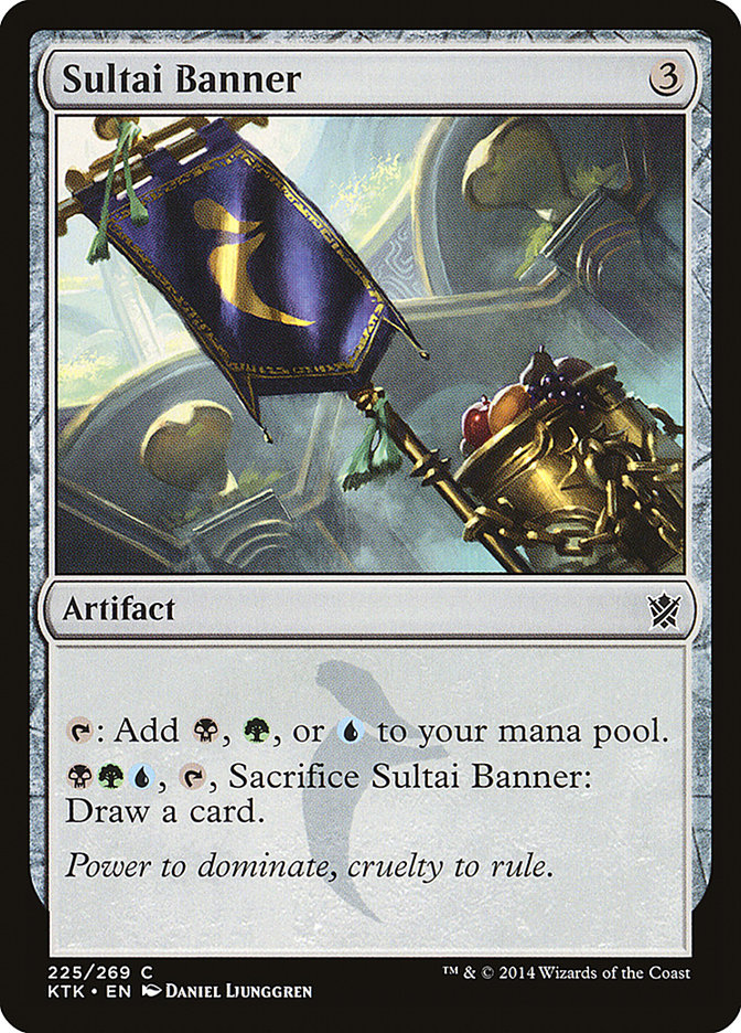 Sultai Banner [Khans of Tarkir] Magic: The Gathering
