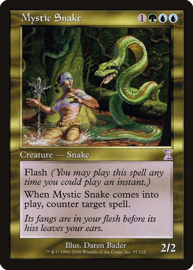 Mystic Snake [Time Spiral Timeshifted] Magic: The Gathering