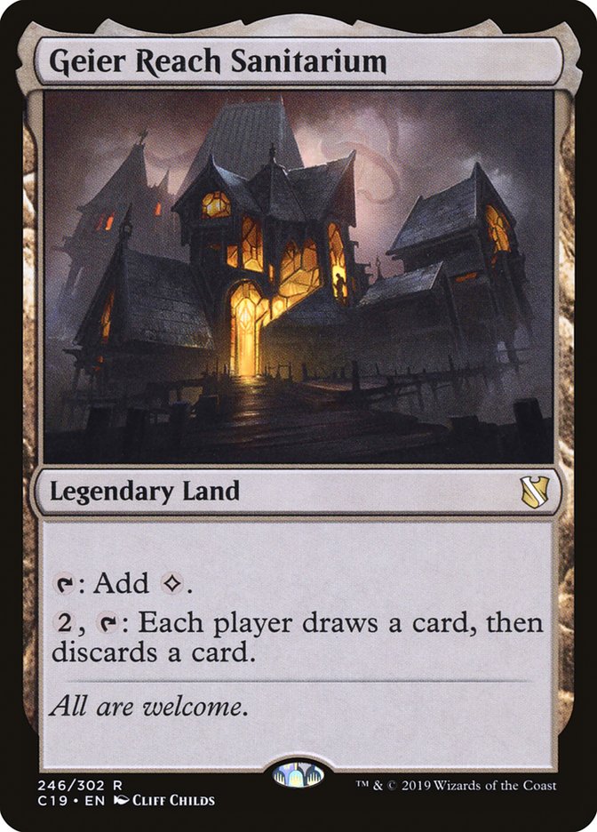 Geier Reach Sanitarium [Commander 2019] Magic: The Gathering