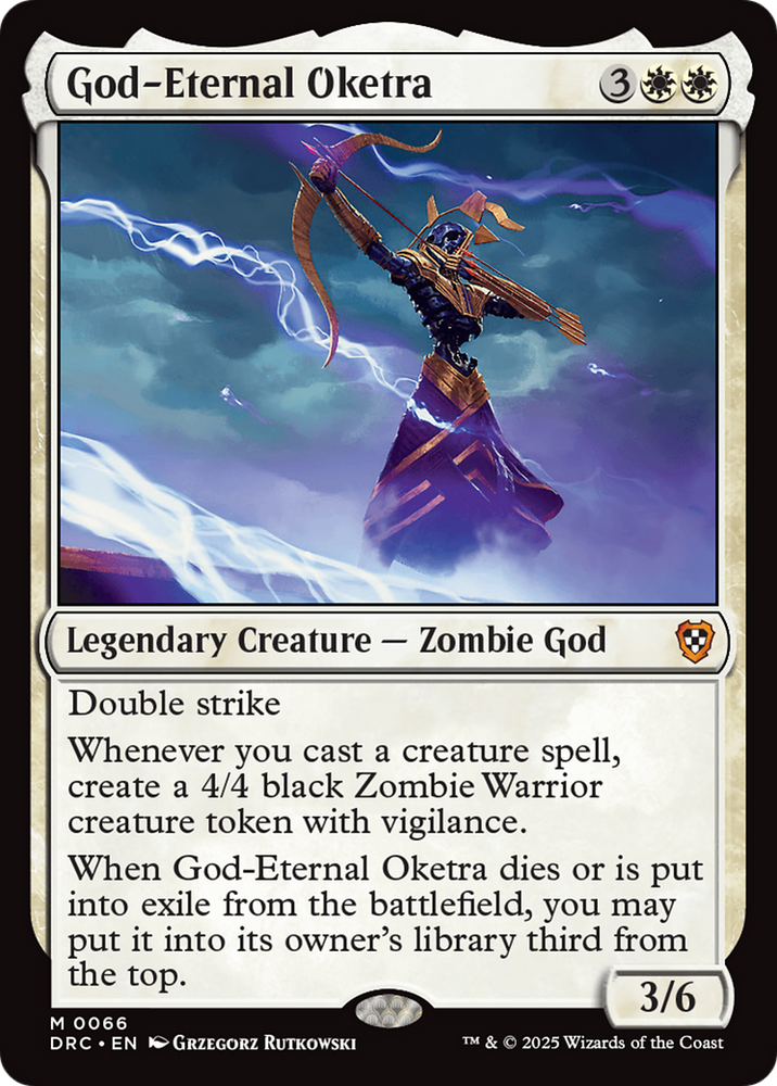 God-Eternal Oketra [Aetherdrift Commander] Magic: The Gathering