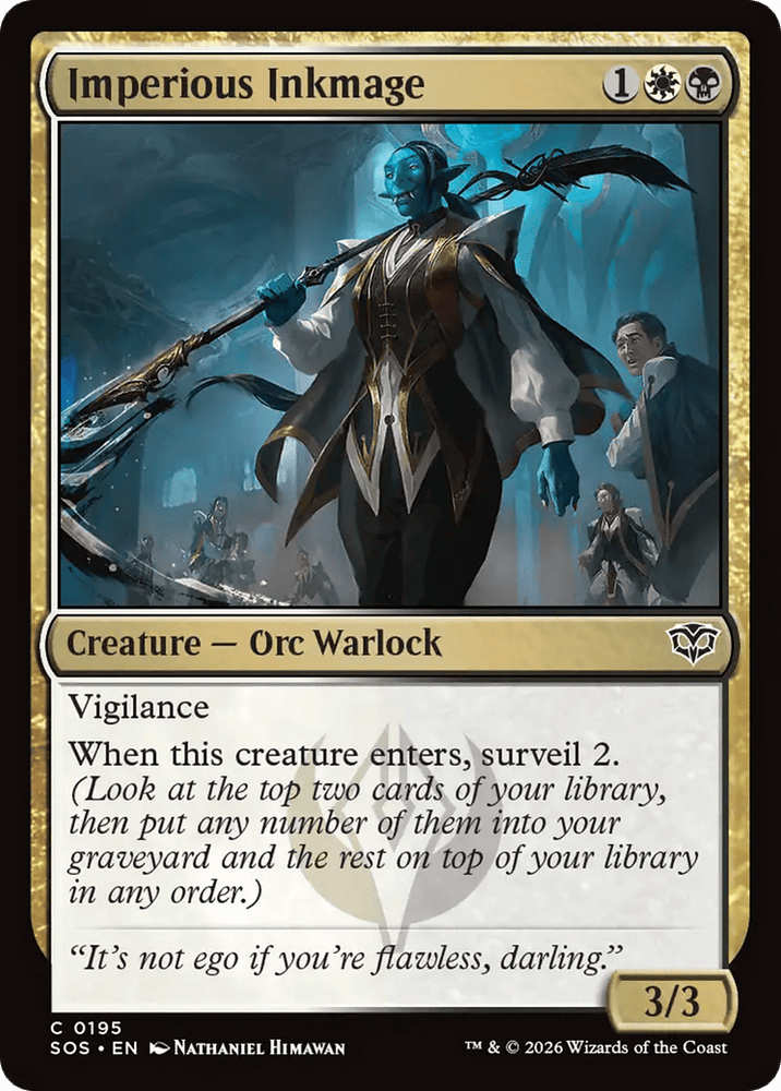 Imperious Inkmage [Secrets of Strixhaven]