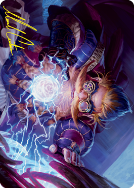Storm-Kiln Artist Art Card (Gold-Stamped Signature) [Strixhaven: School of Mages Art Series] Magic: The Gathering