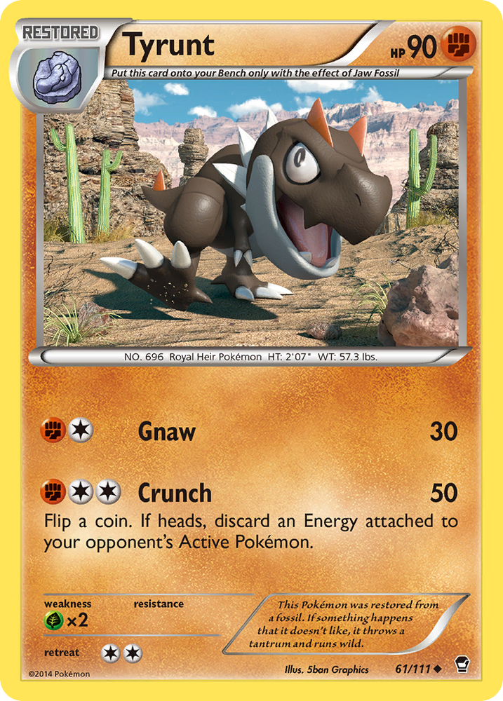Tyrunt (61/111) [XY: Furious Fists] Pokémon