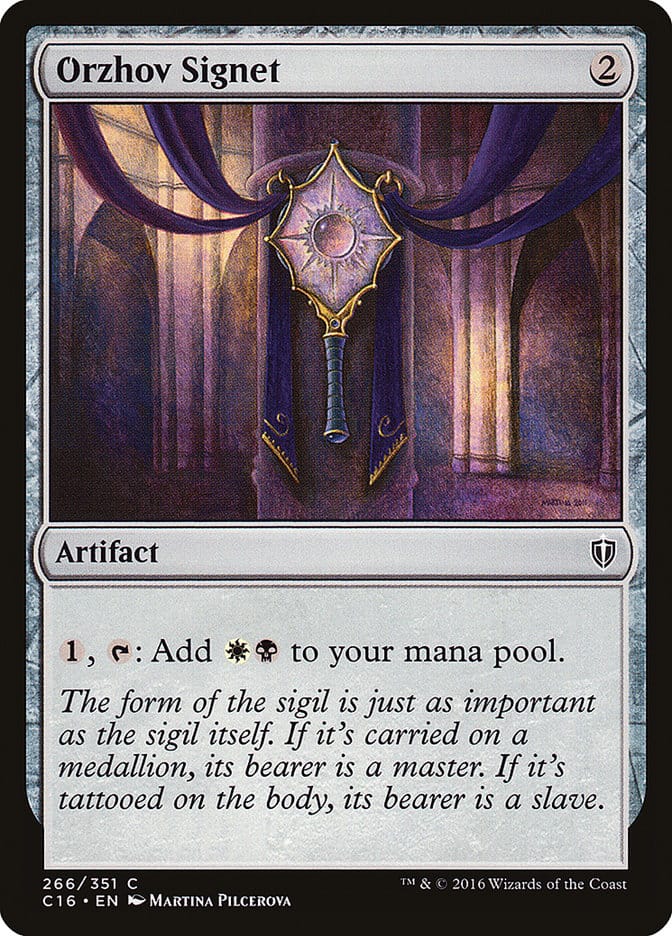 Orzhov Signet [Commander 2016] Magic: The Gathering
