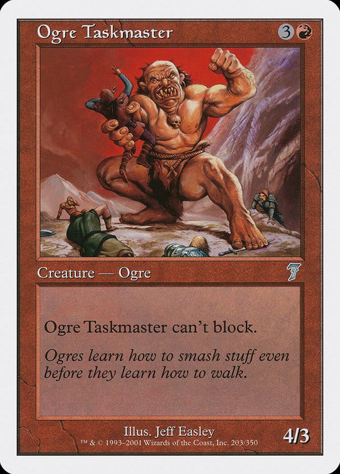 Ogre Taskmaster [Seventh Edition] Magic: The Gathering